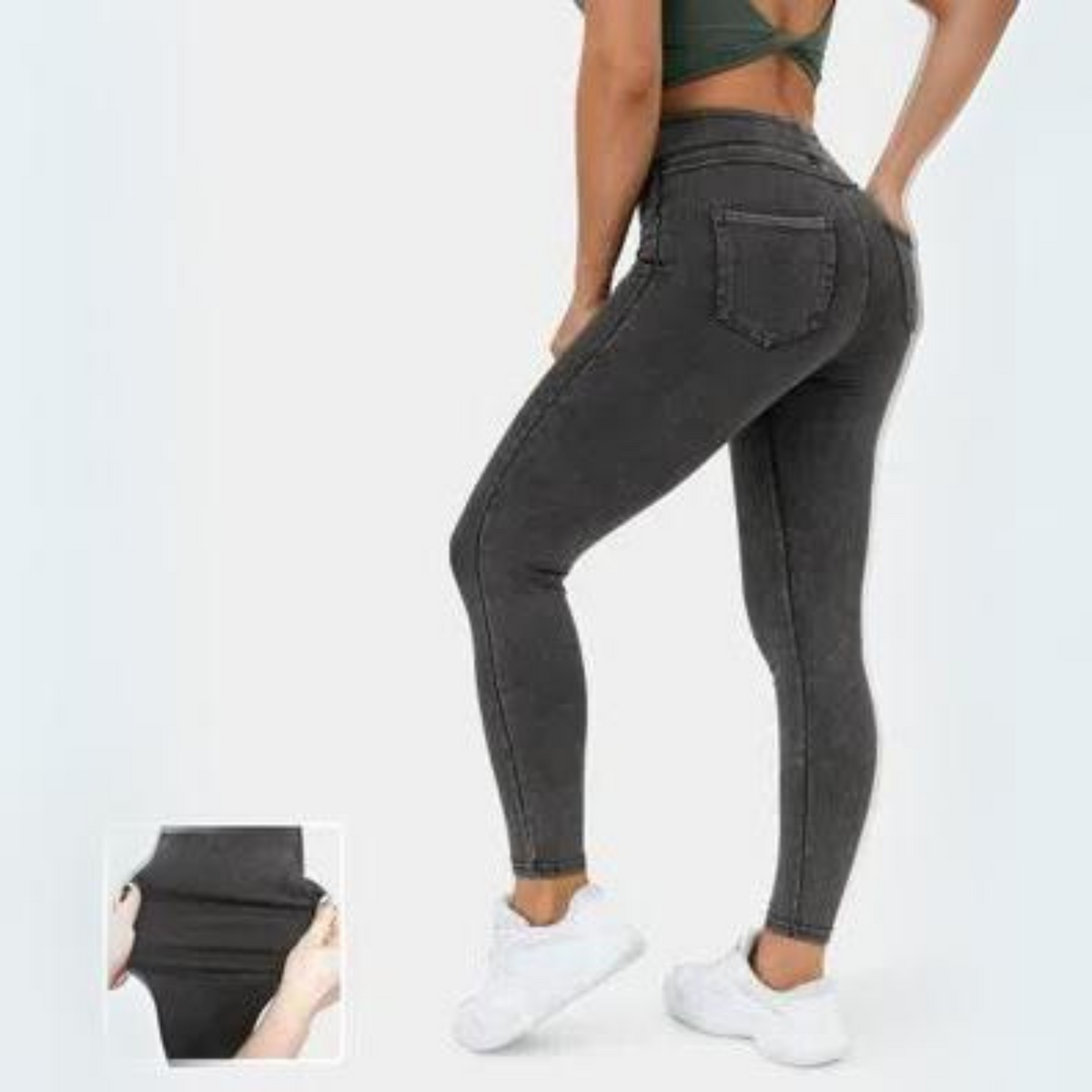 Giana™ - Leggings elasticizzati a vita alta