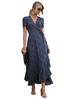 Agata™ - Maxi Abito Floreale Boho Wrap