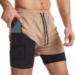 Fabian™ - Pantaloncini da corsa 2 in 1