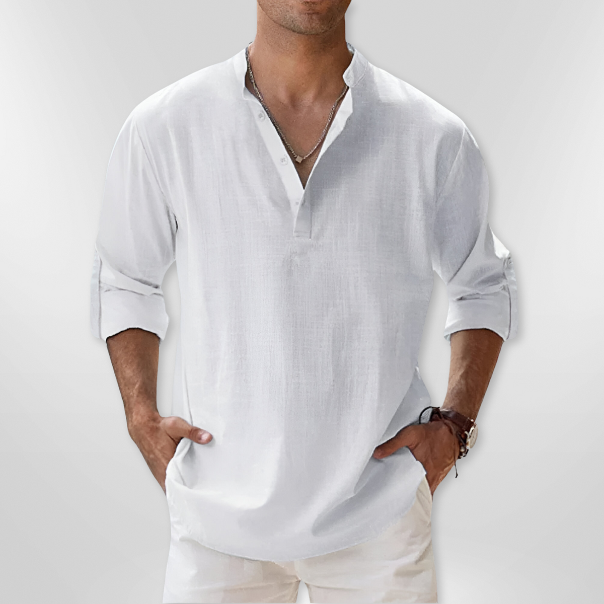 Alessio™ - Camicia di Lino Estiva