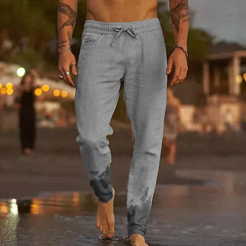 David™ - Pantaloni di Lino Casual da uomo