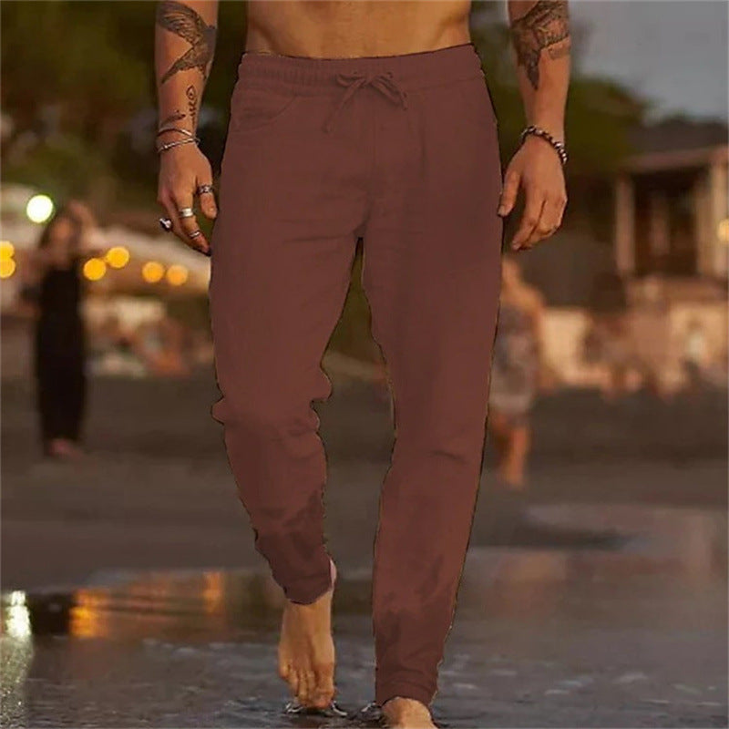 David™ - Pantaloni di Lino Casual da uomo