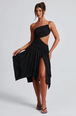 Emeline Midi Dress - Black Dress Babyboo Fashion Premium Exclusive Design